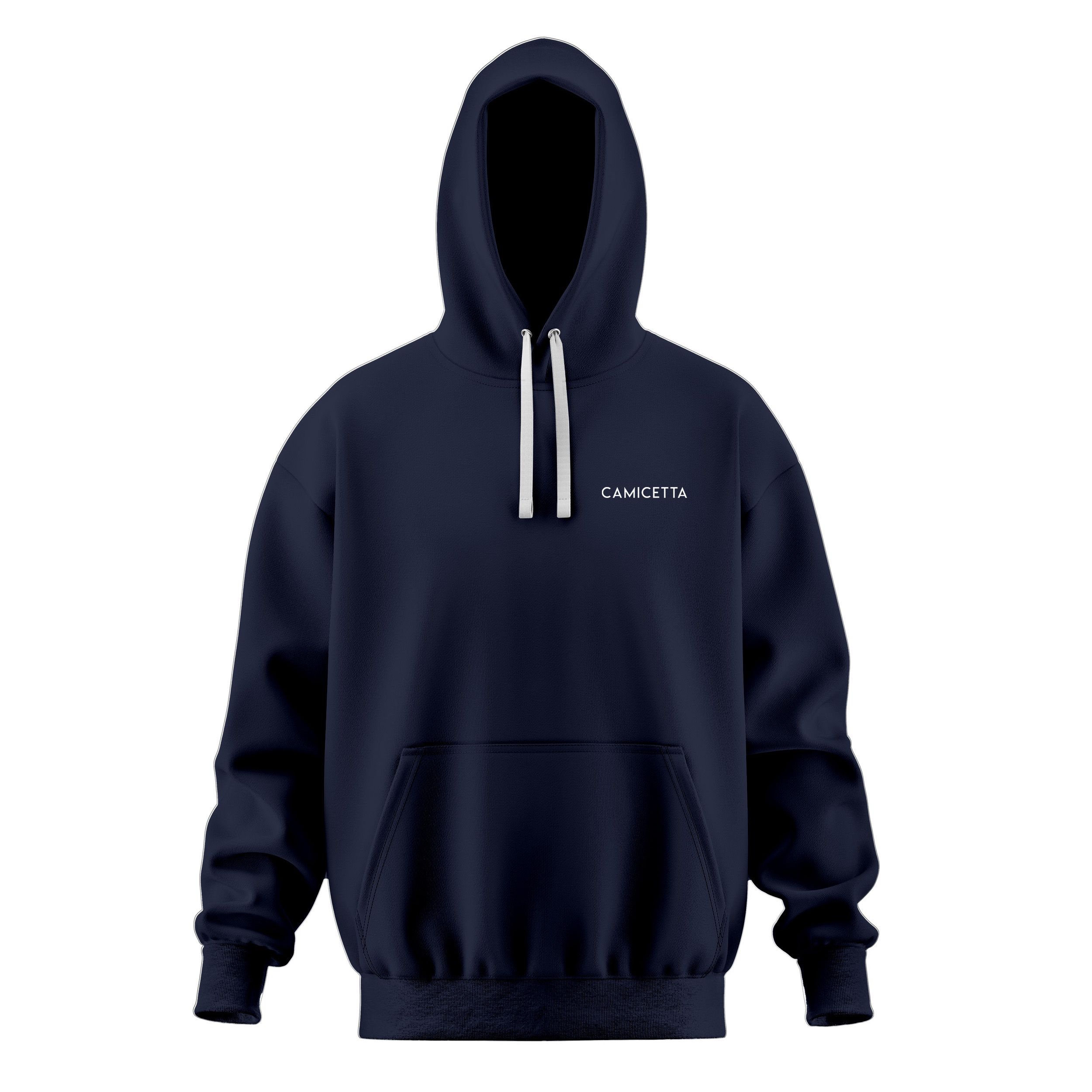 Granatowa firmowa bluza oversize