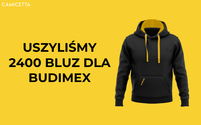 Bluzy dla pracowników Budimex - Camicetta: polski producent bluz