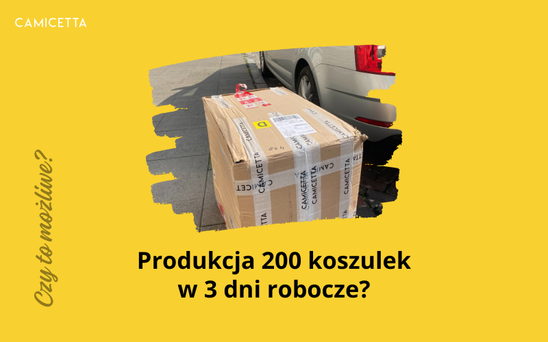 200 koszulek w 3 dni robocze