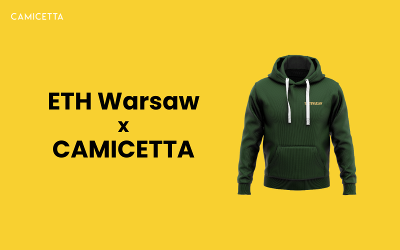 Koszulki na event ETH Warsaw x Camicetta